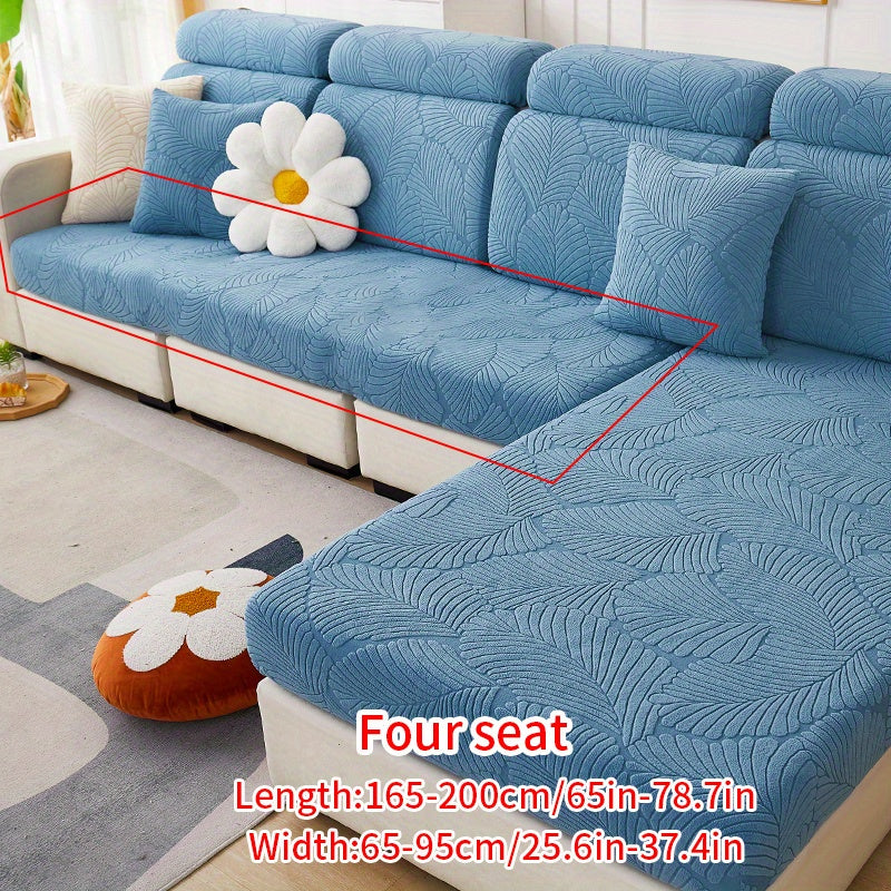 Non-slip elastic sofa slipcover protects furniture year-round in any room.