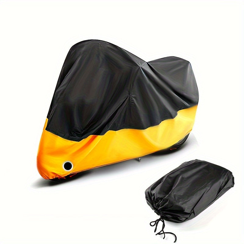 190T Polyester Taffeta Motorcycle Cover with Sun Protection, Sand Resistance, and Dust Shielding, Suitable for Motorcycles and Bicycles.