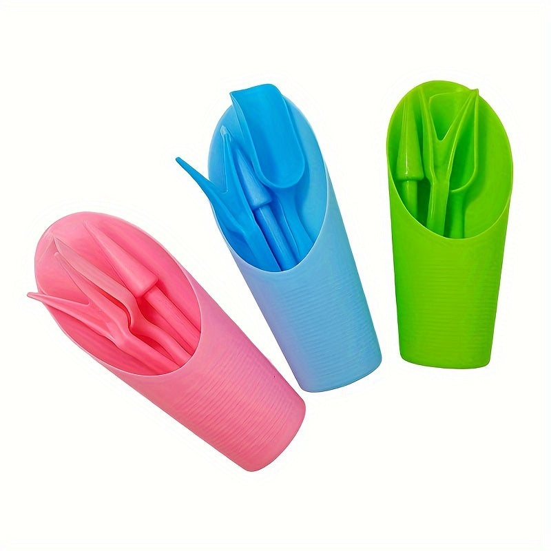 Flower and Succulent Gardening Tool Set - Durable plastic tools for plant care enthusiasts.