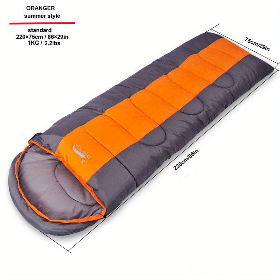 Desert & Fox Compression Sleeping Bag - Lightweight, 3 Season Warmth for Backpacking, Camping, Hiking & Travel