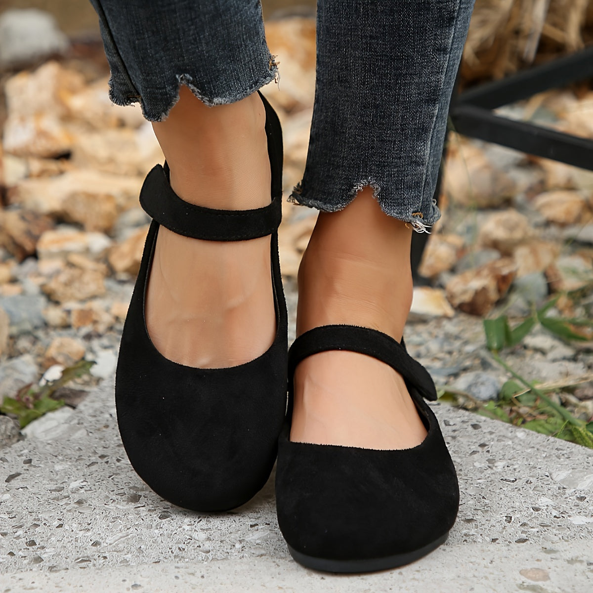 Comfortable round toe flats for women that are perfect for everyday wear.