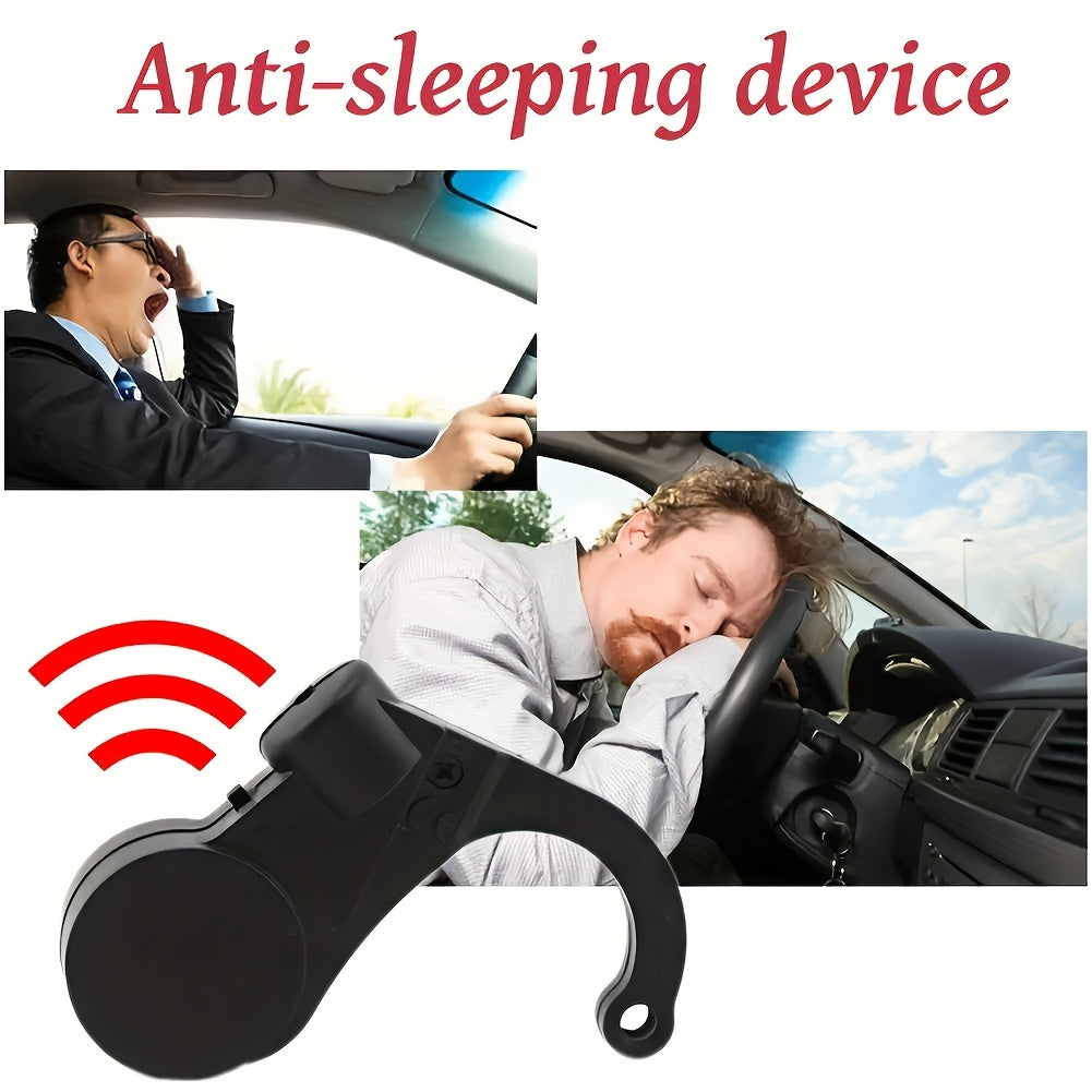 1pc AutoGuard Anti-Sleeping Device for Drivers, Car Safety Reminder Alarm, Non-Rechargeable Button Battery Operated, Includes Electronic Components, Vehicle Accessory