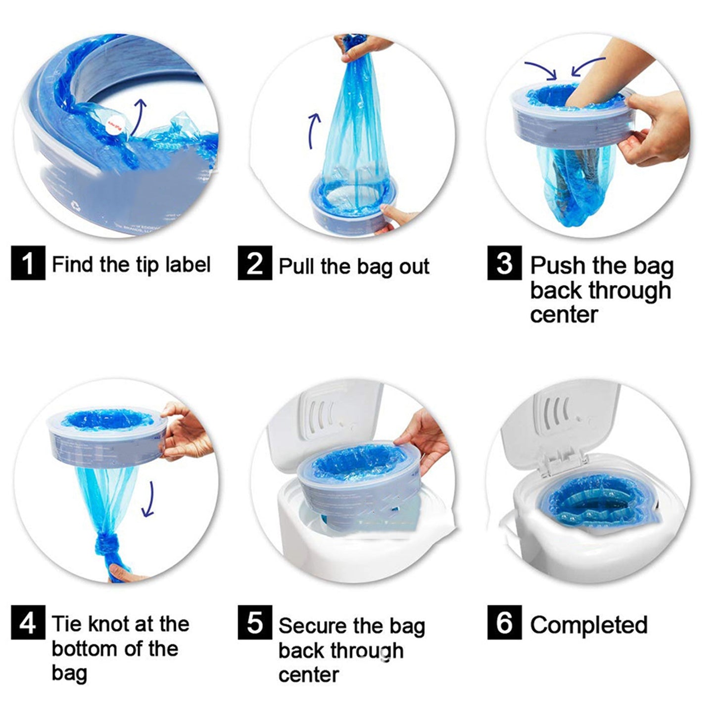 Ultra-Durable Diaper Genie Refill Bags - Extra-Long and Thick to Block Odors and Hold Diapers Securely