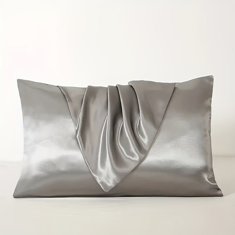 Satin Pillowcase with Envelope Closure - Hypoallergenic, Hand Washable, Made of Woven Tie-dye Polyester. Gentle on Hair and Skin, Smooth and Soft Fabric. Includes Single Pillowcase, Pillow Core Not Included.