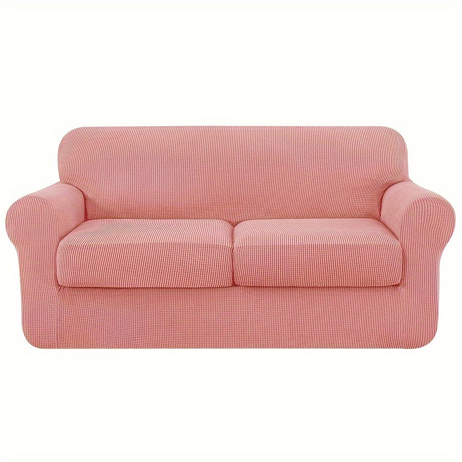 Soft sofa cover sets for bedroom, office, living room, or home decor. Available in 2, 3, or 4 piece sets. Stretchable and protective for couches and furniture.