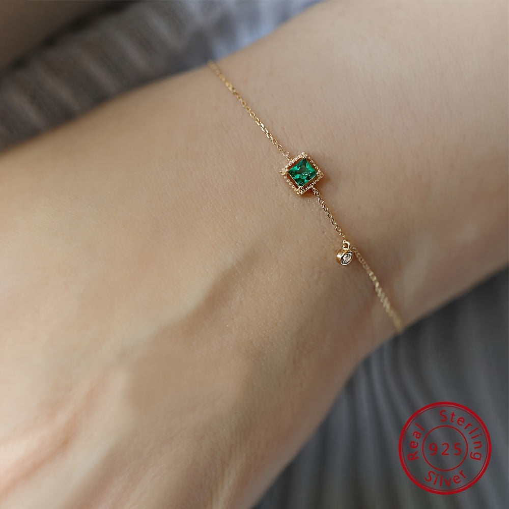 Simple yet elegant, this high-end S925 sterling silver bracelet is the perfect accessory for any woman. With a Japanese light luxury retro design, this thin bracelet is sure to complement any outfit. It makes a great gift for your girlfriend on