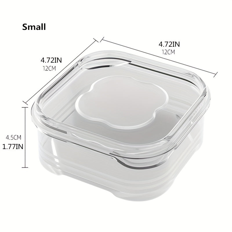 Stackable Refrigerator Organizer Bins with Lids - Set of 6/8/10/12, Clear Plastic Pantry Storage Containers for Fruit and Vegetables, Ideal for Home Kitchen Supplies