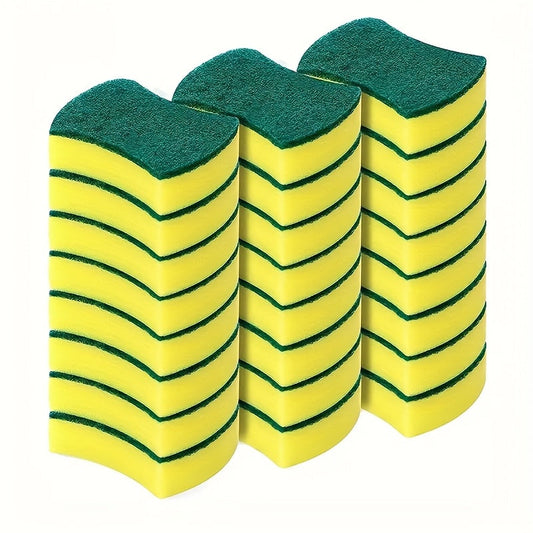 Get ready for the new semester with our versatile cleaning sponge! This double-sided scrubbing pad is perfect for all your home cleaning needs, from dishes to kitchen surfaces. Made with high-quality materials, this durable and scratch-free sponge wipe