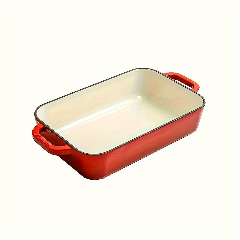 Featuring an Enamel Square Baking Pan - Ideal for Fish, Steak & BBQ | Non-Stick, Easily Cleaned | Versatile for Home Cooks & Professional Chefs