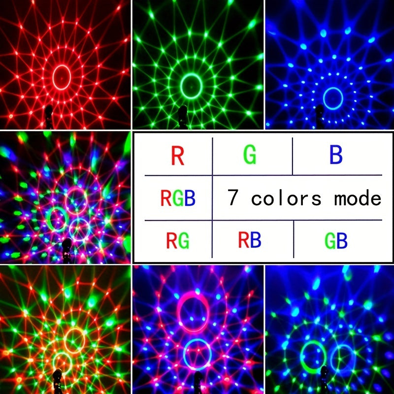 Привнесите жизнь на вечеринку с помощью звуковых RGB диско-шаров - идеально подходят для домашних танцевальных вечеринок, баров, свадеб и не только!