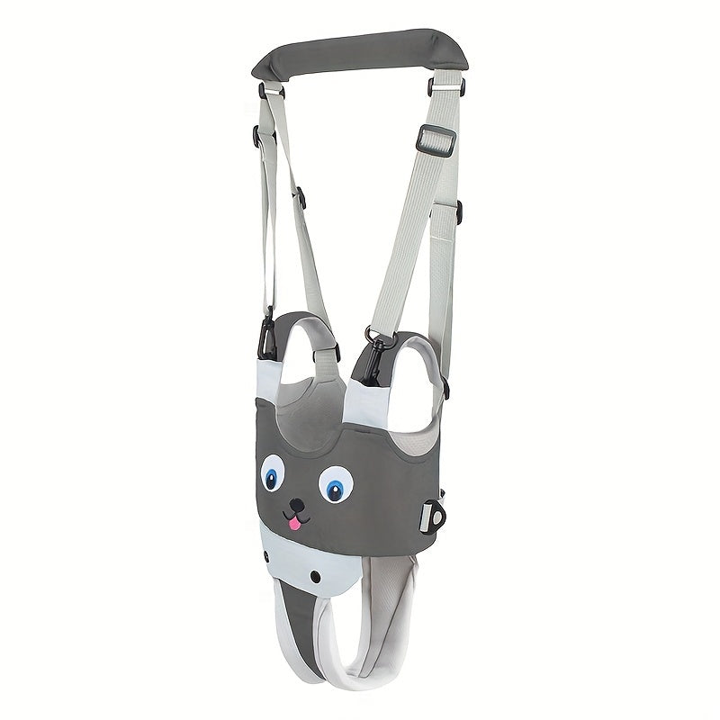 Baby Walker Harness - Toddler Walking Assistant and Handheld Walking Aid. Keep your child safe and secure with this Kids Safety Belt Support. Perfect Infant Walk Learning Trainer Tool for children aged 0-3 years. Made from durable polyester material.