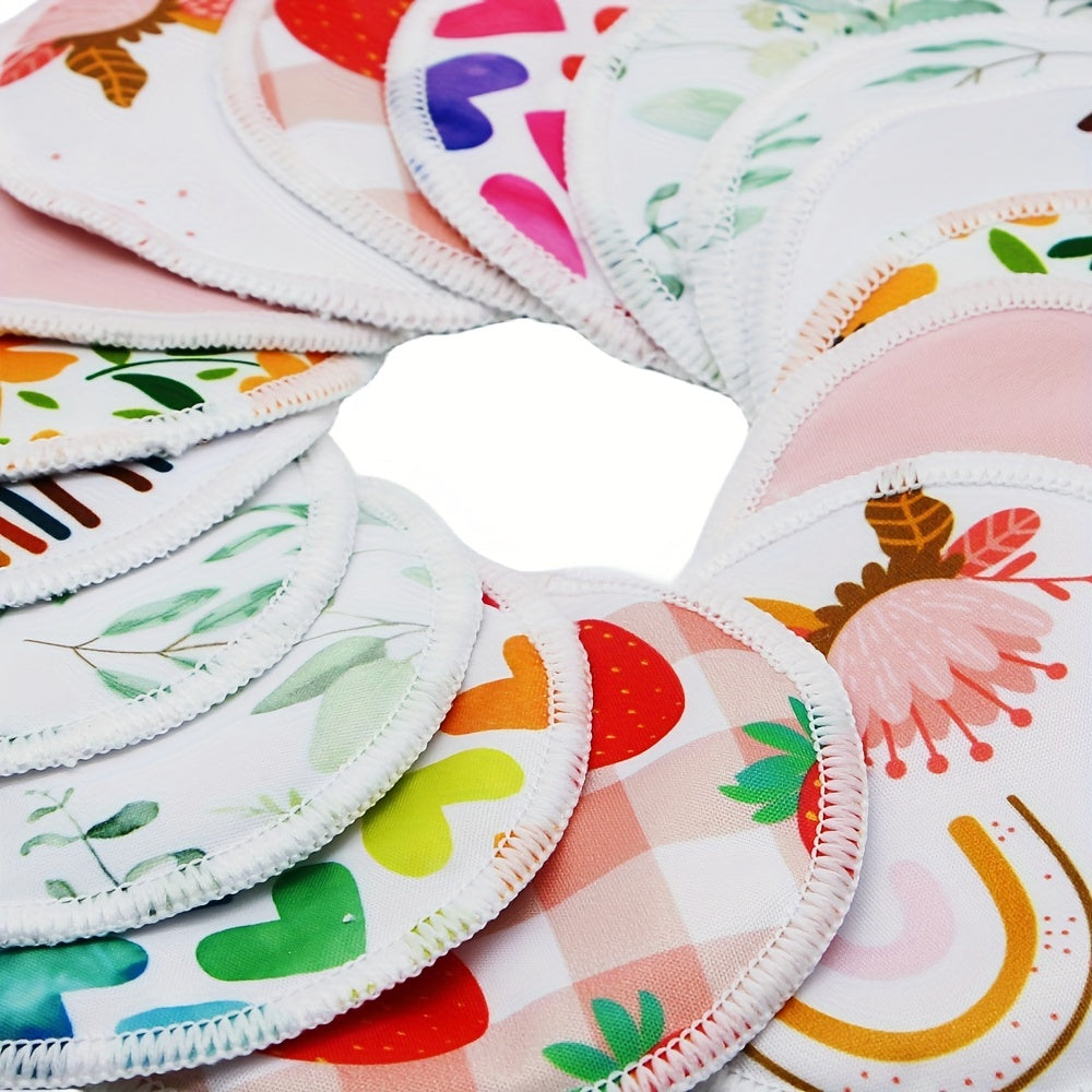 Asenappy offers a set of 8 Organic Bamboo Breastfeeding Pads in random colors that are washable, reusable, and highly absorbent.