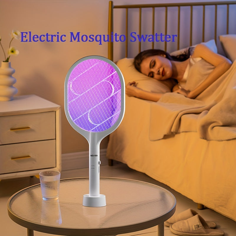 USB Rechargeable Mosquito Swatter & Insect Killer - Ideal for Home, Office, Garden, and Camping.