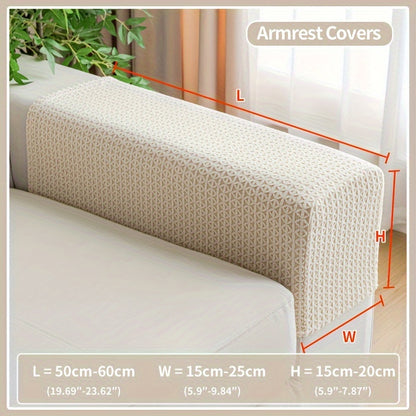 Waterproof stretch sofa cover, modern non-slip couch protector, pet-friendly elastic slipcover for living room, fits all seat and L-shaped sofas.