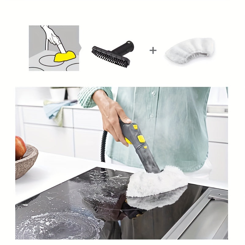 Set of 5 cloth cleaning pads for Karcher EasyFix SC2 SC3 SC4 SC5 steam mop, perfect for replacing worn out accessories on your mop cleaner.