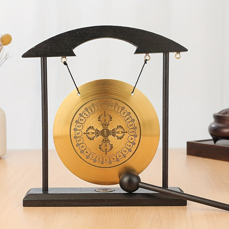 1pc Meditation Gong for Yoga, Home, and Office Relaxation.