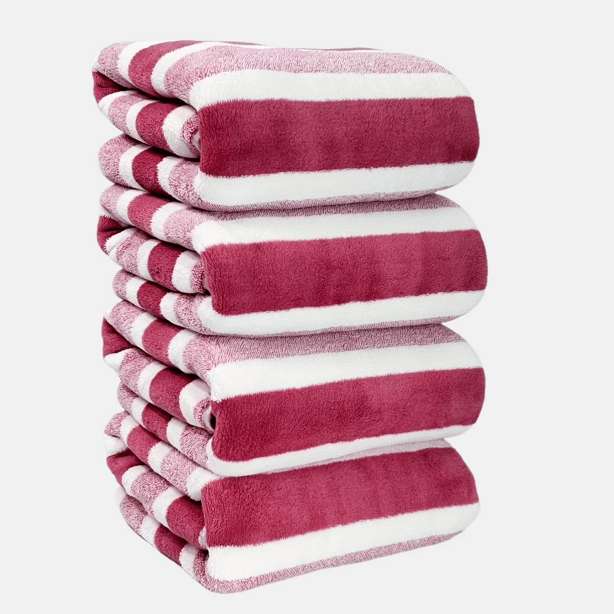 Set of 4 space-themed microfiber bath towels, highly absorbent, durable and made of 80% polyester and 20% nylon. Each towel measures 69.85cm x 139.7cm, perfect for a year's use. Includes wash cloths.