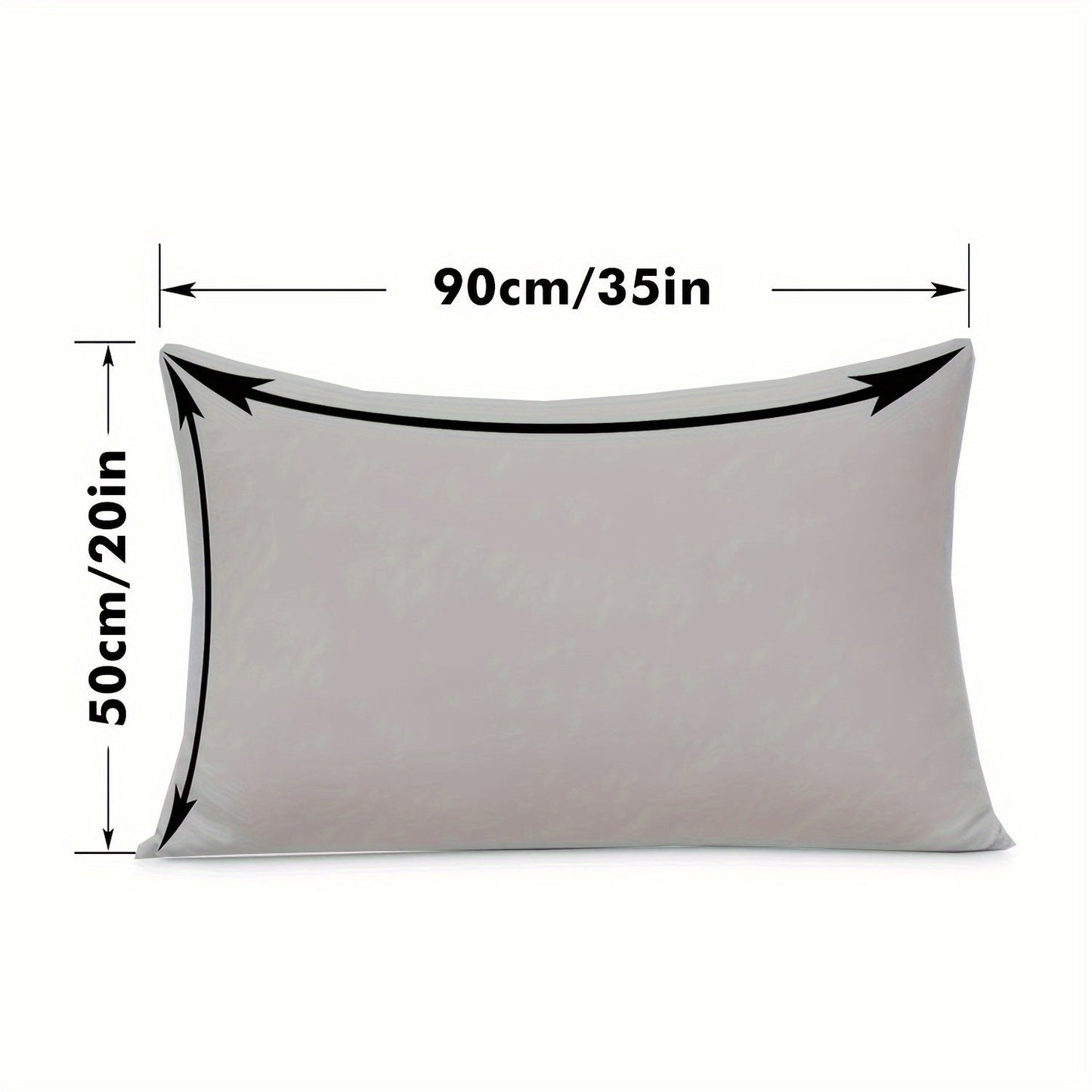 Water-resistant Grey Universal Pillow Protector Cover made from durable, stain-resistant 100% polyester fabric. Machine washable and suitable for home, hotel, or dorm use. Weighing 105gsm.