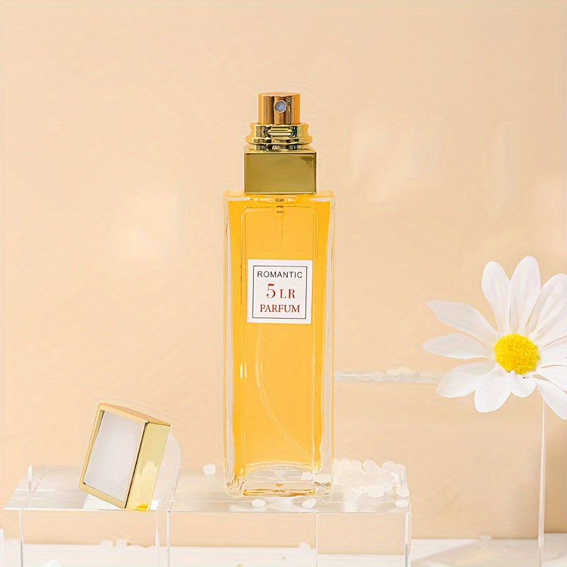 Rose & Amber Citrus perfume with floral and citrus notes in a 50ml Eau De Parfum, perfect for work, travel, and gifting. Ideal women's fragrance in a luxury glass perfume bottle.