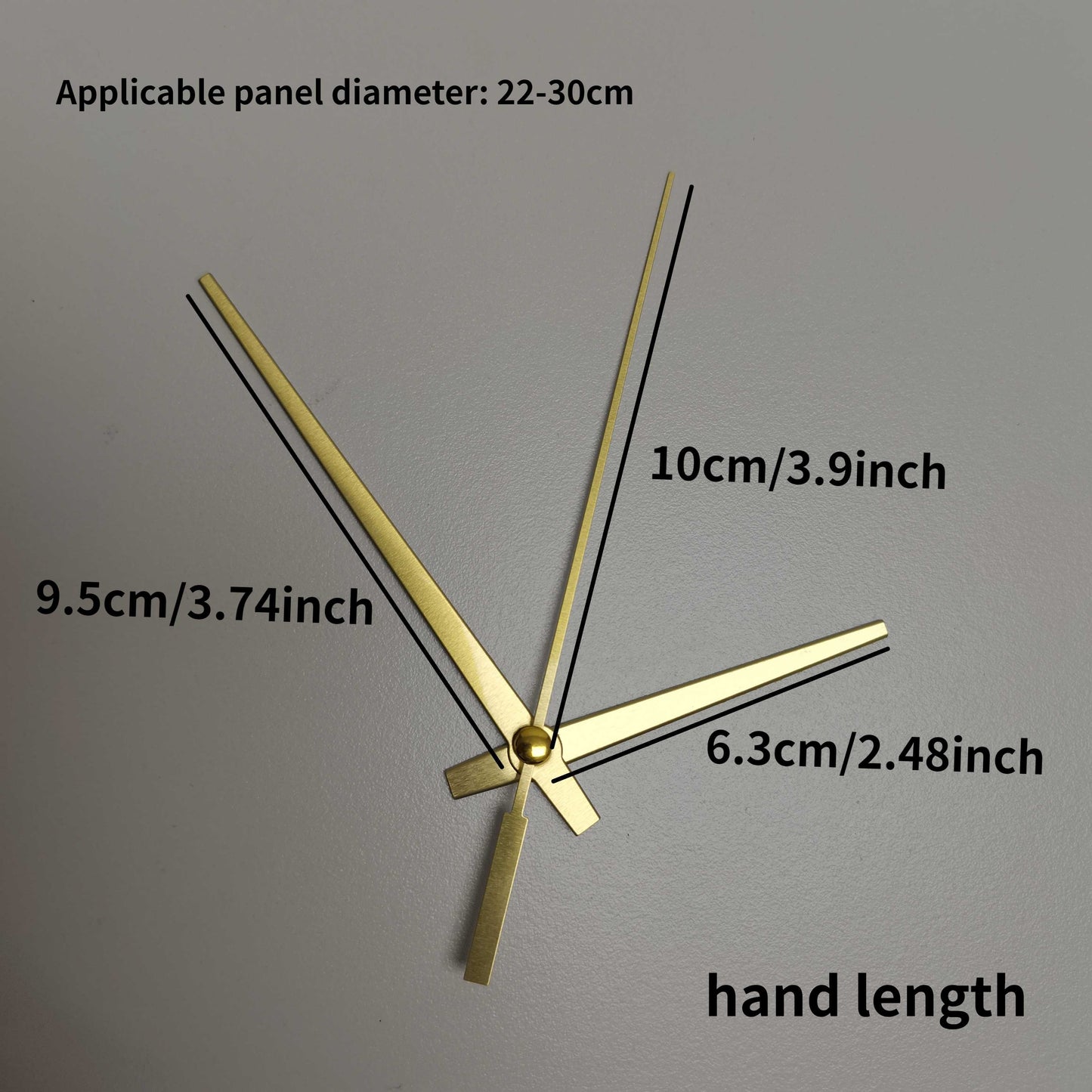 Set of 8 High-Quality Scan Movement and Hands for DIY Cross Stitch Clock