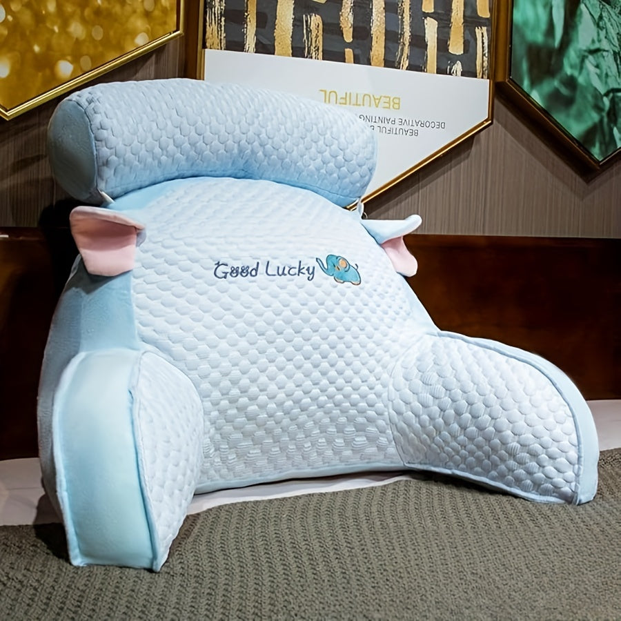 Maternity backrest pillow with removable cover from SMCONCERN - Soft and supportive waist and lumbar cushion for bedroom and living room use.