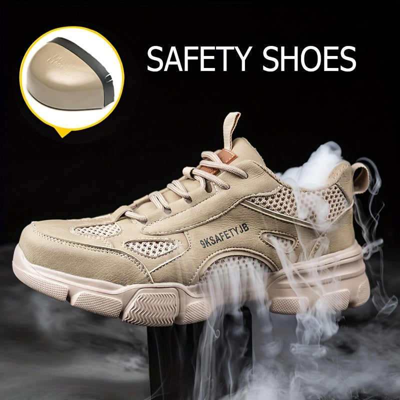 CEATSAFETV Safety Sneakers: Steel Toe, Non-Slip, Breathable, Lightweight - Ultimate Protection and Comfort!