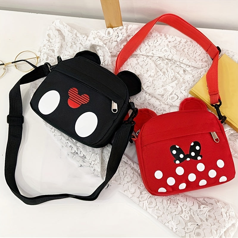 Cute cartoon mouse coin purse shoulder bag for outdoor travel and holidays.