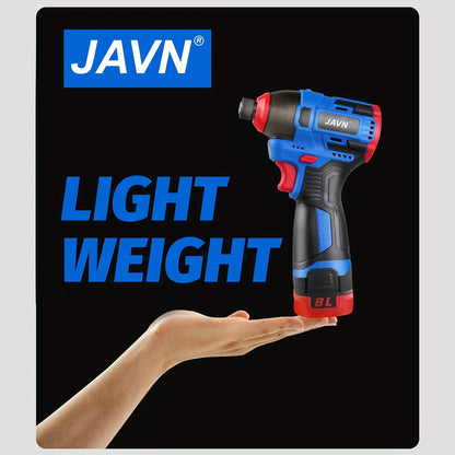 1 Set JAVN 16V Electric Mini Drill Screwdriver, Cordless Household Power Tool