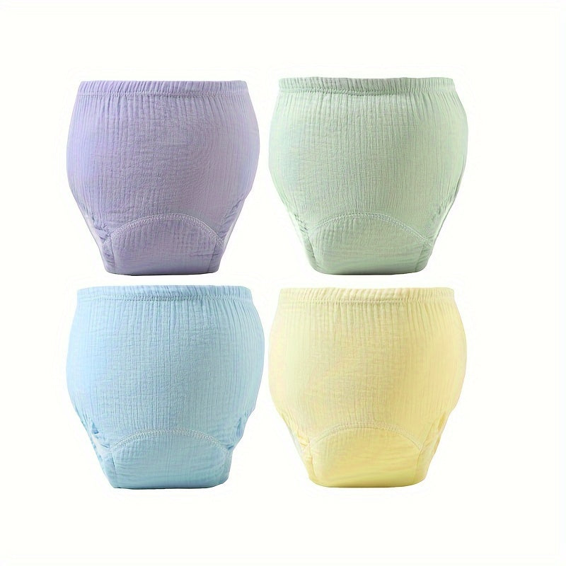 Prevent accidents and help with potty training for both boys and girls with this set of 4/5pcs waterproof washable baby training diapers.