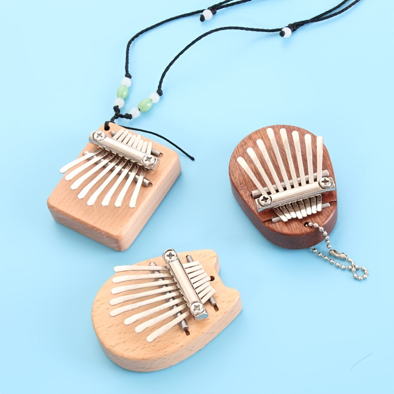 8 Keys Mini Kalimba Thumb Piano - Ideal Gift for Beginners and Music Lovers, Perfect for Eid Al-Adha Celebrations