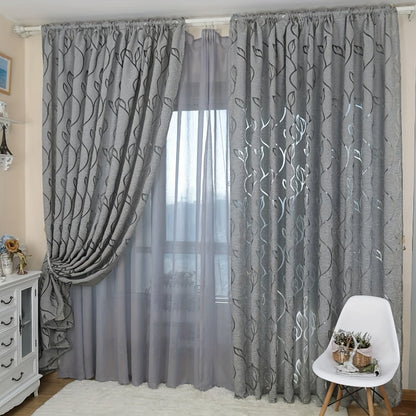 Fashionable curtain panel perfect for living rooms, bedrooms, kitchens, bathrooms, or as home and room decor.