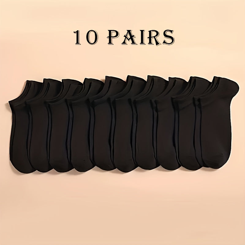 Breathable and lightweight ankle socks in packs of 10, 20, 40, or 60, ideal for sports and daily wear.