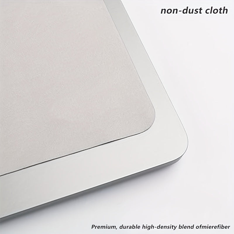 Soft microfiber cleaning cloths in multiple sizes for MacBook and Air screens and keyboards.