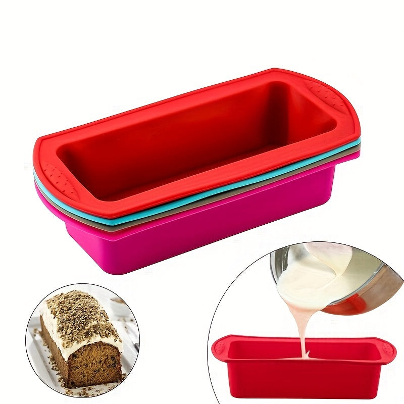 Silicone Loaf Pan - Perfect for Baking Bread and Making Toast! This Non-Stick Bakeware is a Must-Have for Your Kitchen. Includes Baking Tools and Oven Accessories. Dimensions: 27.0cm X 14.0cm X 5.99cm.