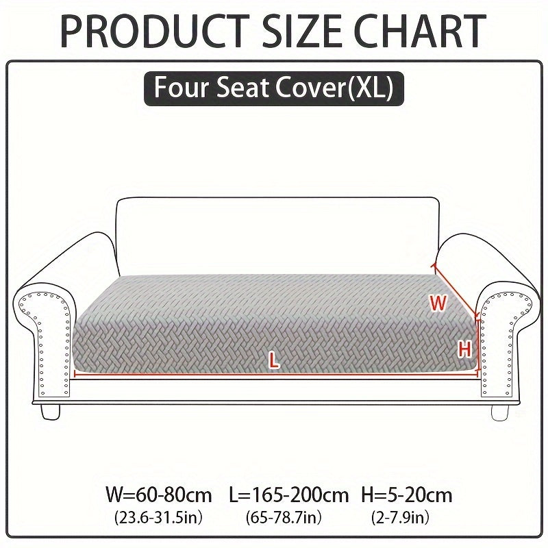 Pet-friendly sofa cover made of non-slip, stain-resistant polar fleece. Machine washable, suitable for all seasons.