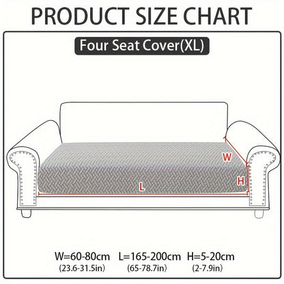 Pet-friendly sofa cover made of non-slip, stain-resistant polar fleece. Machine washable, suitable for all seasons.