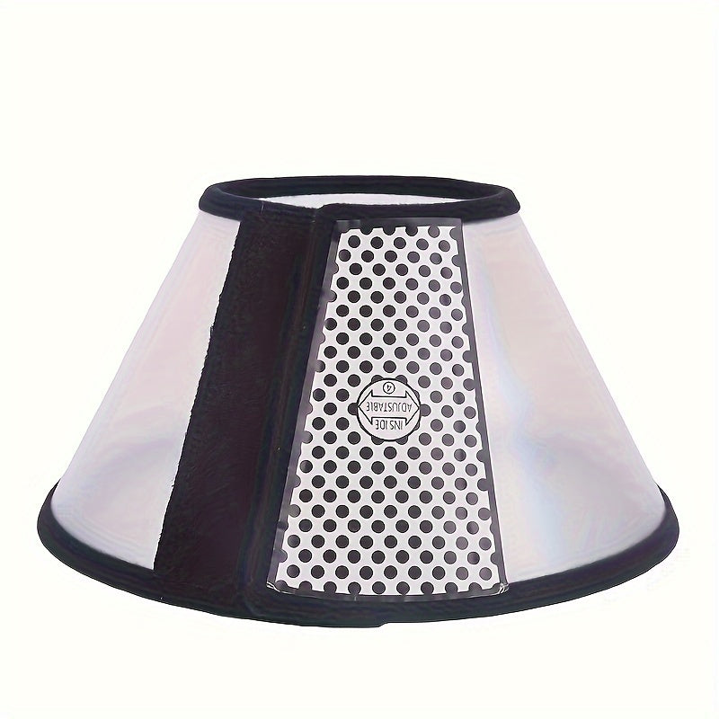 Pet protective cone made of PP material for dog grooming, bath, and cat safety. Ideal for veterinary use.