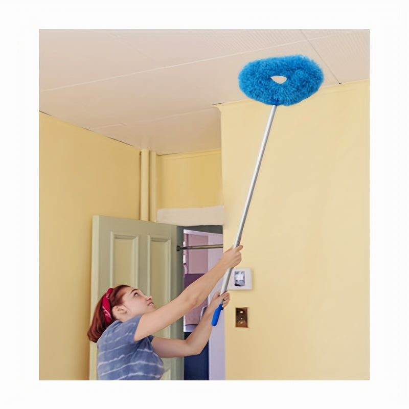 Microfiber Ceiling Fan Cleaner - The Ultimate Dust Removal Tool for High Ceilings made of Washable Plastic Material