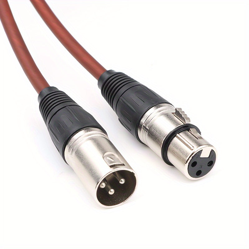 I-Zclive Premium XLR Audio Cable - Male to Female, Zinc Alloy, 3-Pin Balanced Microphone & Speaker Cord for Recording Gear, Preamplifiers, and Radio Stations