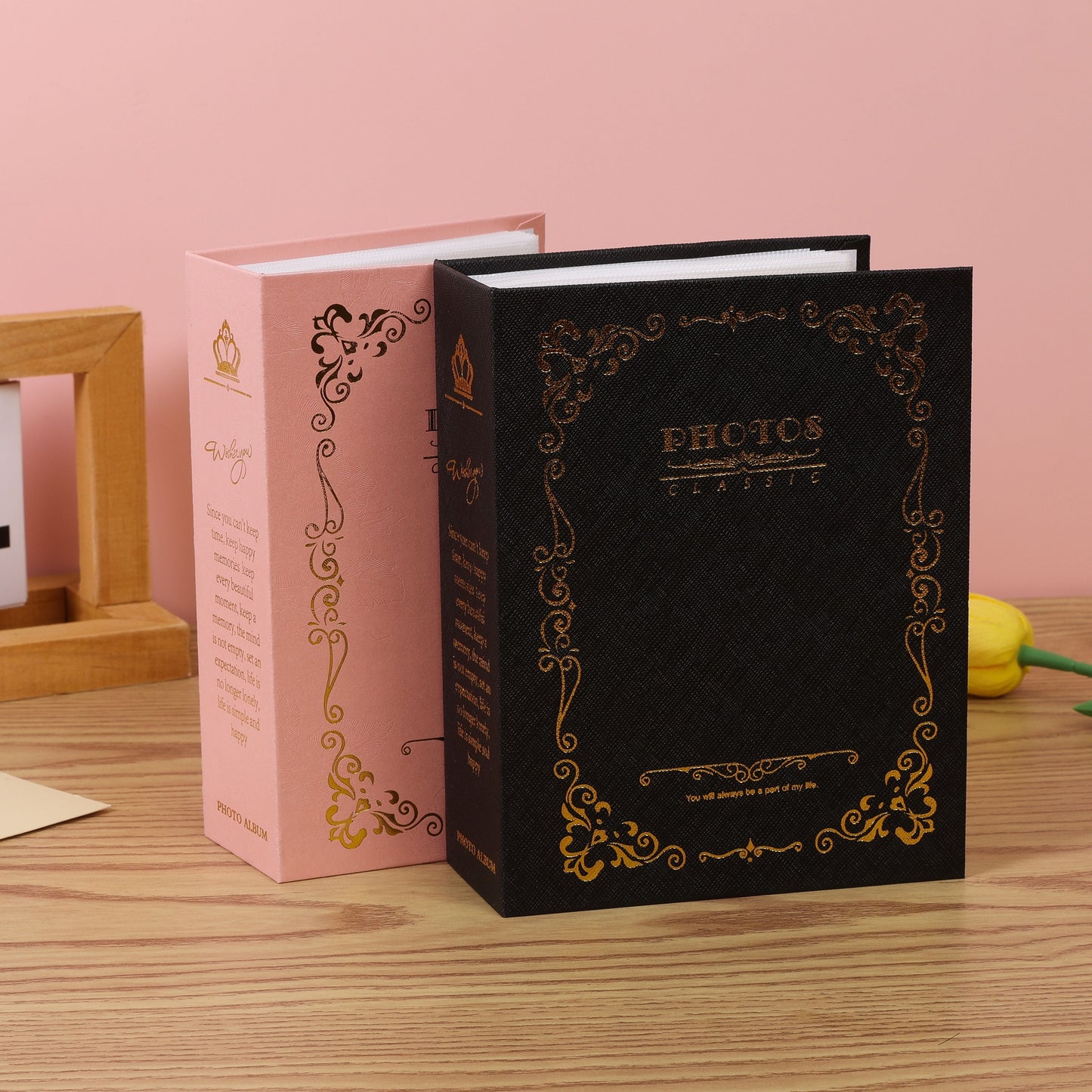 This Baby Photo Storage Album is perfect for preserving precious memories. Measuring 10.16cm x 15.24cm, it has a large capacity with 100 double interstitials. This album is ideal for commemorating your baby's milestones, including Christmas, Halloween