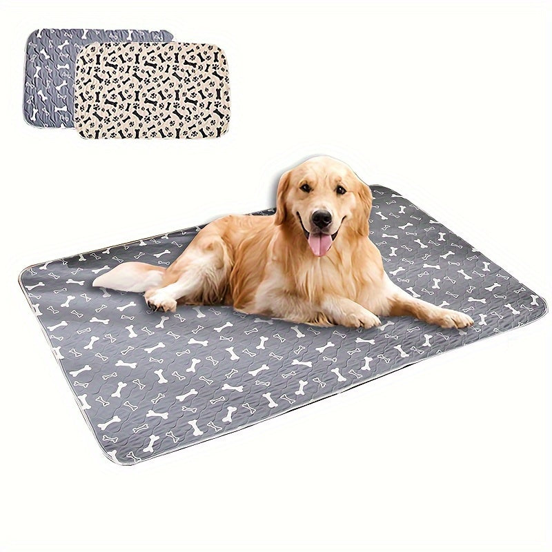 Washable pee pad for dogs with high absorbency and leak-proof design, suitable for potty training.