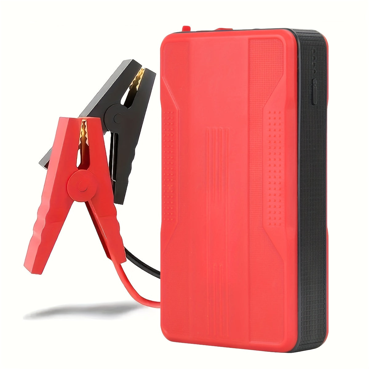 Portable jump starter for emergencies.