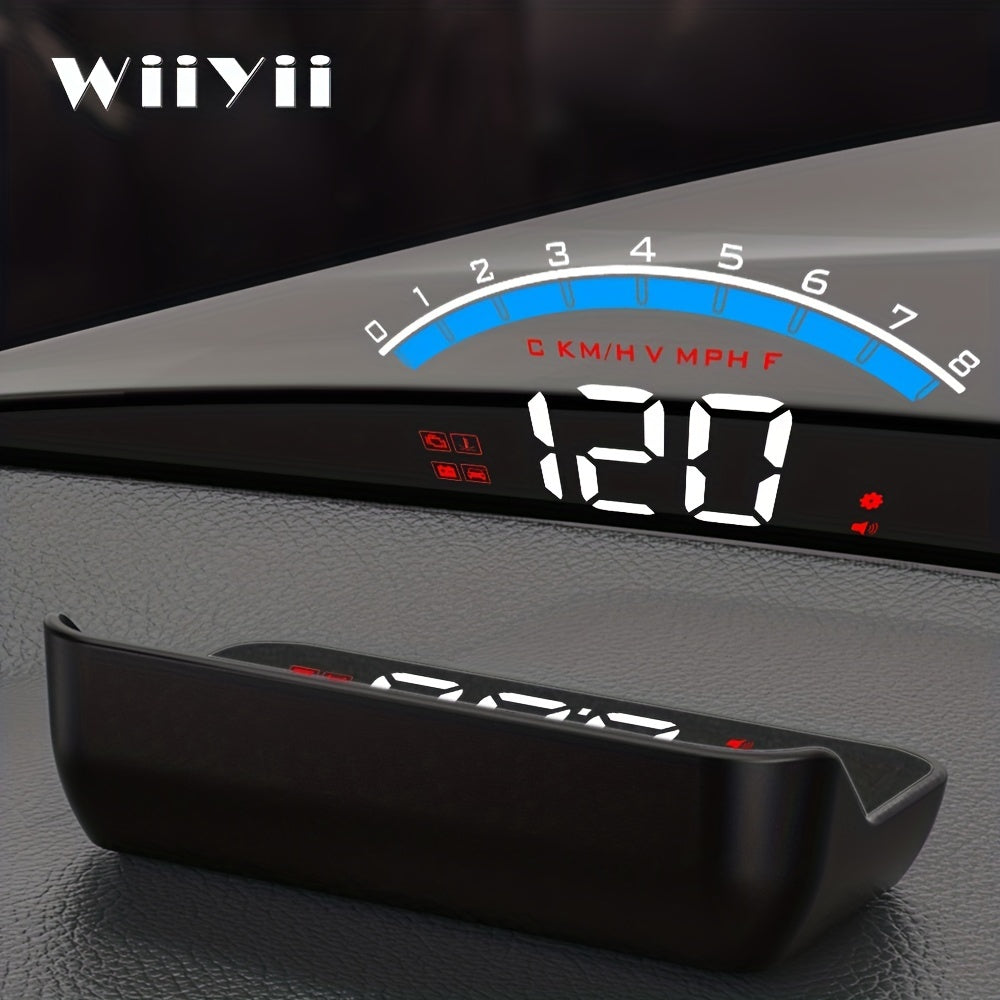 M6S OBD2 Car Projector - Speedometer Head-up Display with Alarm