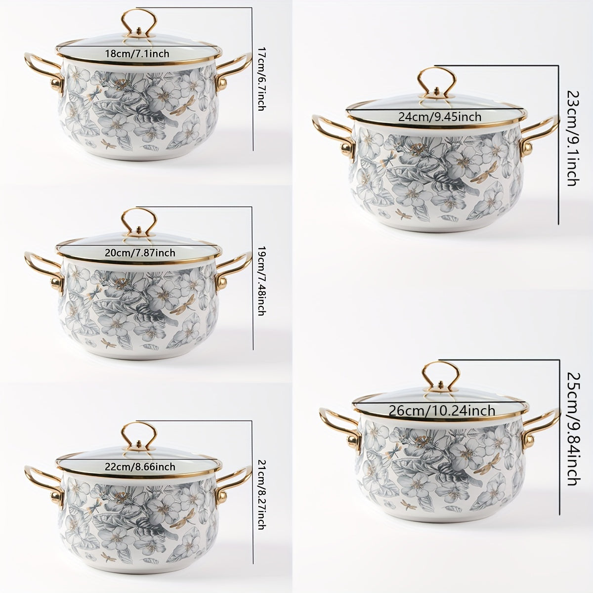 Premium Enamel Cooking Pot, ideal for Soup and Stew, with Easy-to-Clean Non-Stick Surface. Versatile for use in Home Kitchens and Restaurants, compatible with Gas and Electric Stoves. Perfect for Holiday Gatherings and as Gifts.