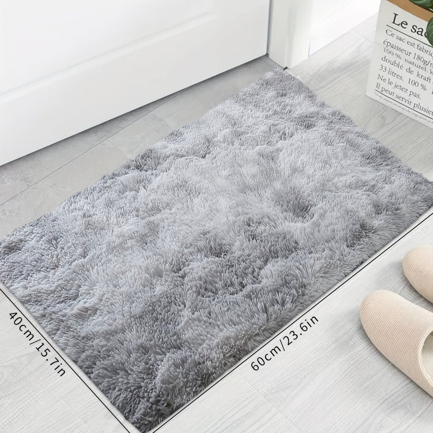 A plush carpet with thick, long hair ideal for the bedroom or living room.