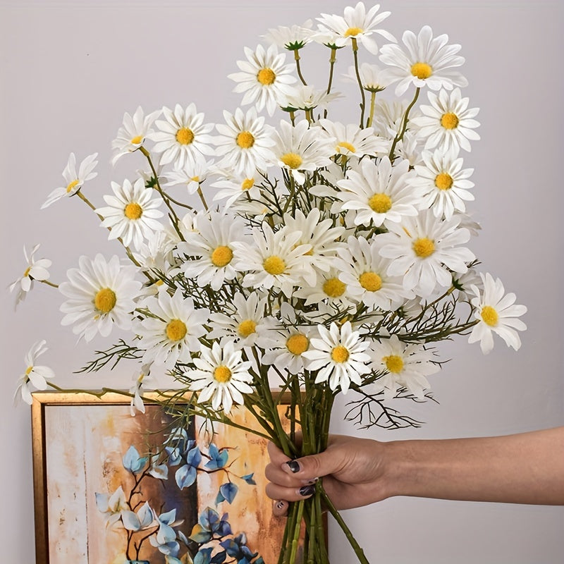 Bulk purchase of artificial daisy bouquets for home decor, weddings, and parties!