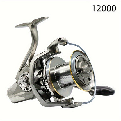 1pc Long Shot spinning reel
- 8000-14000 Series
- 4.8:1 Gear Ratio
- 17+1BB Stainless Steel
- 55lb/24.95kg Max Drag
- Saltwater fishing tackle