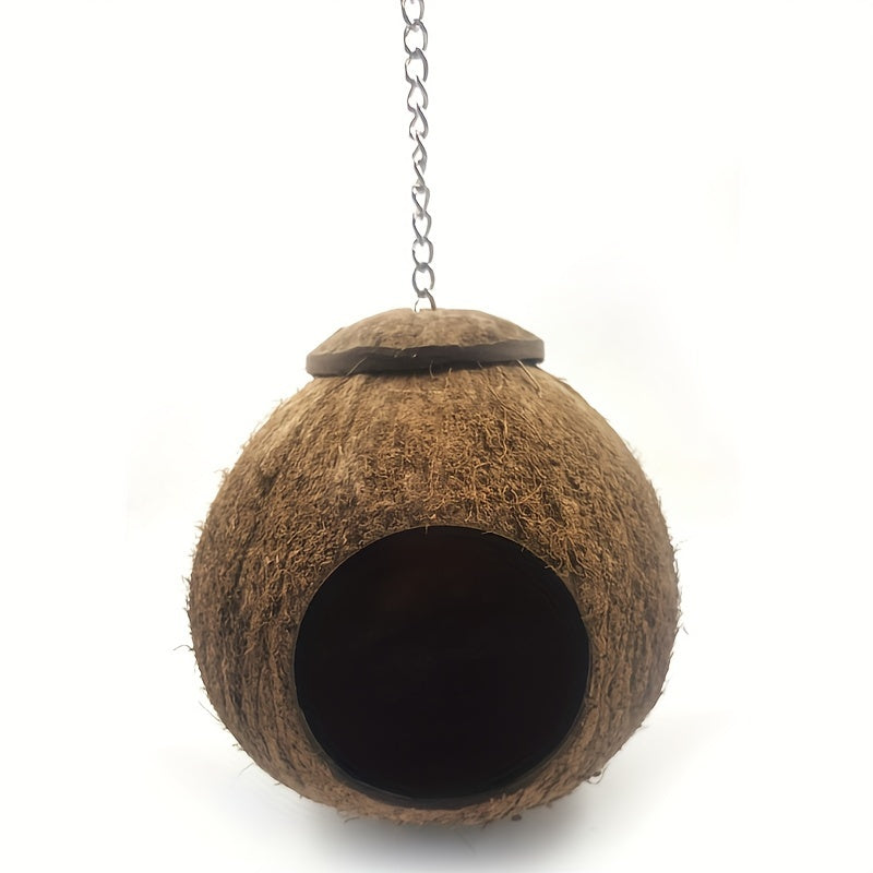 Parrot supplies, natural coconut shell bird nests, hamster breeding nests