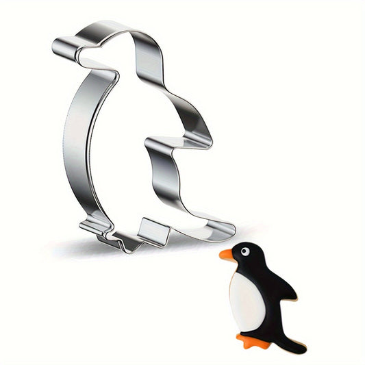 Stainless Steel Penguin Shaped Biscuit Mold for DIY