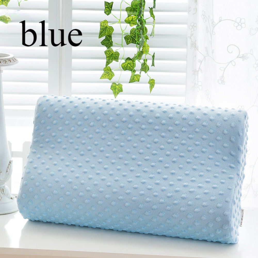 Soft and luxurious Bamboo Memory Pillow designed for adults - Provides slow rebound comfort, space-saving design, and makes the perfect gift